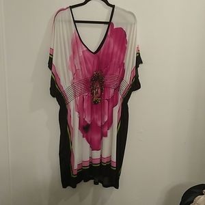 Floral, Multi color Print Dress